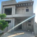 8 marla double unit grey structure for sale