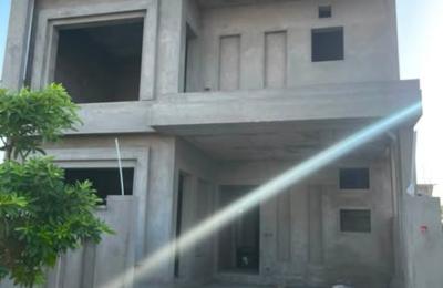 8 marla double unit grey structure for sale