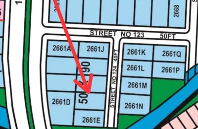 Plot For Sala  Block E Plot size 50×90