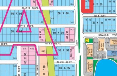 B-17 Islamabad  A block 20series 50*90 plot